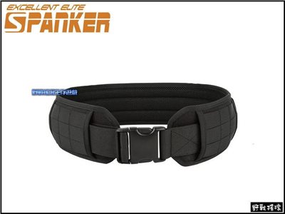SPANKER 兩用型戰術腰封【黑色】