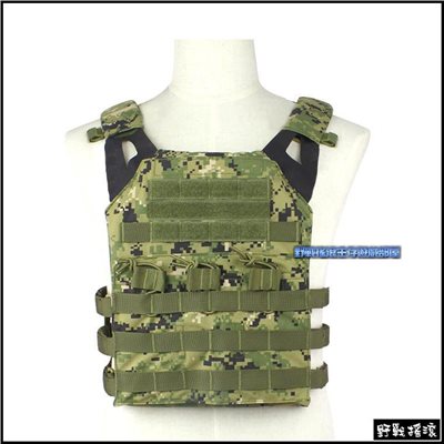 高品質 JPC 快速反應戰術背心【AOR2】數位叢林迷彩