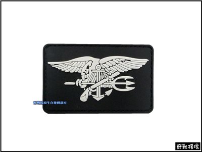 PVC塑料臂章、肩章 - 美軍海豹部隊圖樣