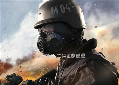 M04 防毒面具造型風扇面罩、面具