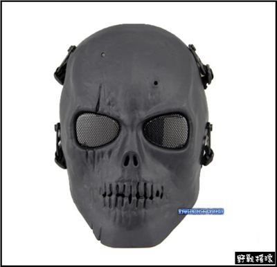 M01 戰地雙雄硬殼骷髏防彈面具、鐵網面罩