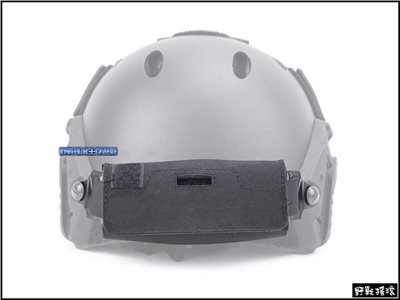 高品質戰術頭盔配重袋含鐵塊【黑色】