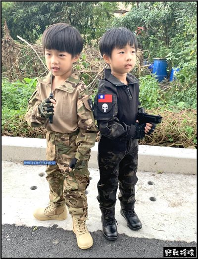 兒童版戰術迷彩青蛙裝【兒童迷彩服】
