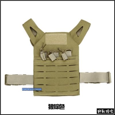 兒童版 JPC 快速反應戰術背心【狼棕色】