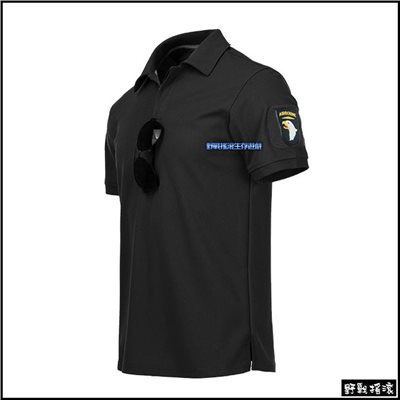 執政官戰術短袖POLO衫【黑色】
