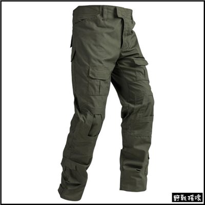 美軍 Gen2 戰術迷彩褲、作戰褲~ 含護膝【軍綠色】 