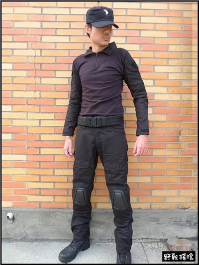 美軍 Gen2 黑色青蛙裝【黑色】迷彩服(上衣+褲子)