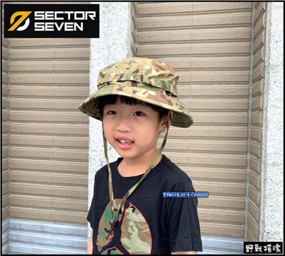 SECTOR SEVEN 兒童圓邊帽~可調式