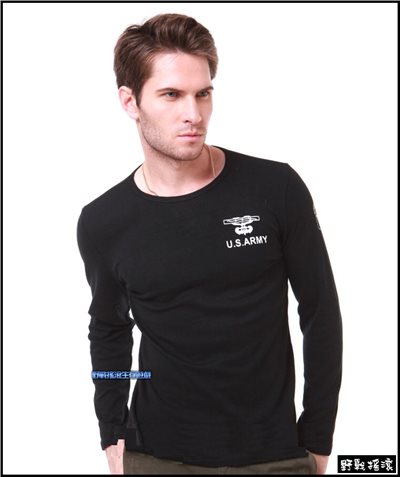 美軍101 空降師長袖純棉T恤