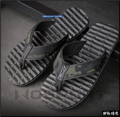 軍風迷彩拖鞋、夾腳拖鞋